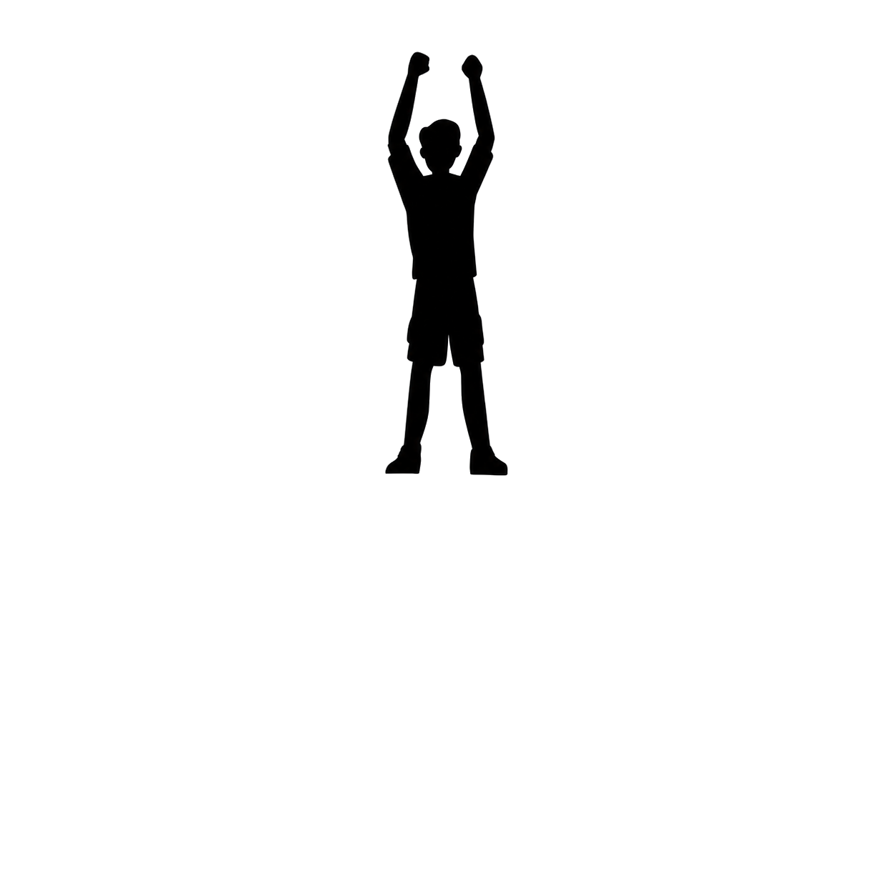 Triumph Sports Foundation crest with laurel and athlete